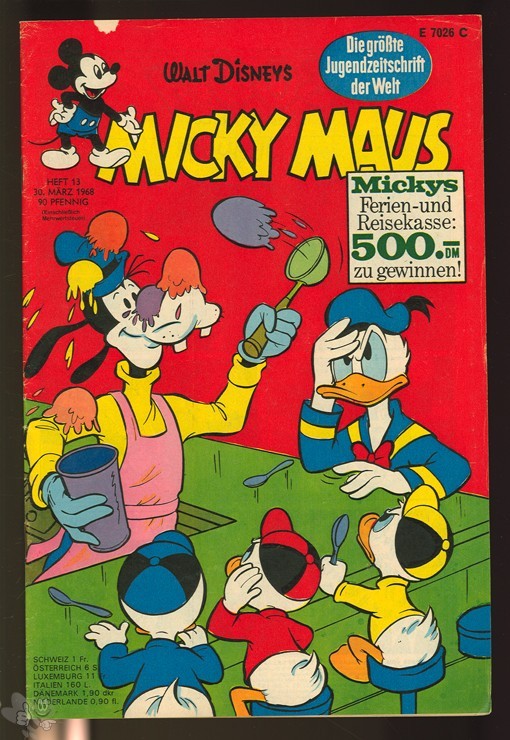 Micky Maus 13/1968 mit Klappseiten