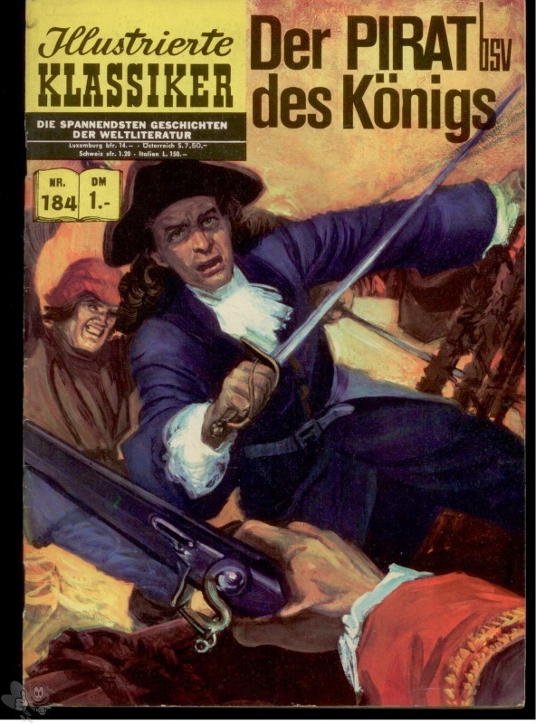 Illustrierte Klassiker 184: Der Pirat des Königs (1. Auflage)