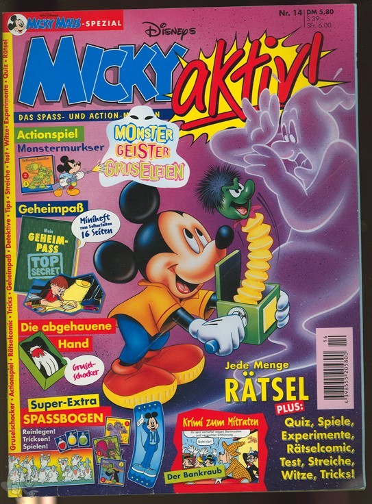 Micky Maus Aktiv 1997 Nr. 14