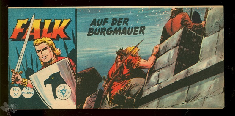 Falk 57: Auf der Burgmauer