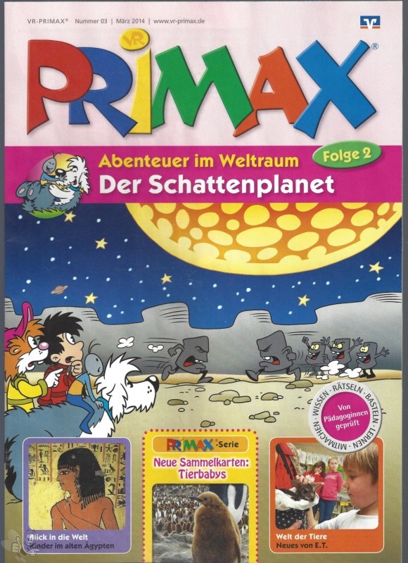 PRIMAX 3/2014 Volksbank - Abenteuer im Weltraum: Der Schatte