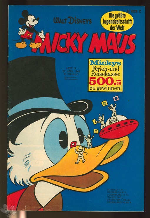 Micky Maus 17/1968 mit Klappseiten