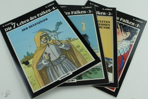 Die 7 Leben des Falken 1-4 zus.  1.Auflage