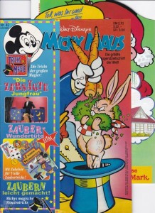 Micky Maus 1992: Nr. 42 mit loser Werbe-Beilage