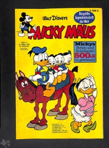 Micky Maus 11/1968 mit den Klappseiten