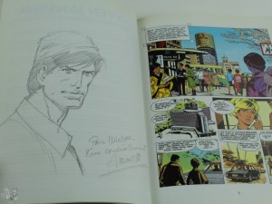 Franco-Belgische Comicklassiker 4: Sven Janssen mit original Zeichnung