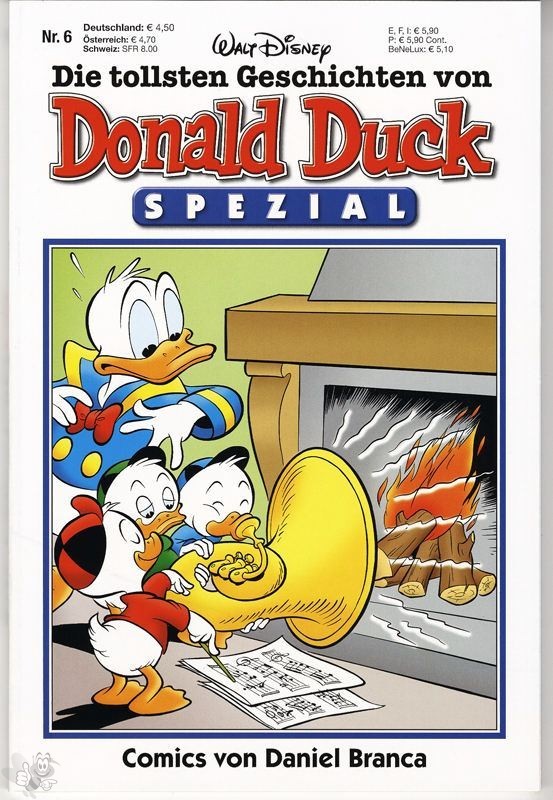 Die tollsten Geschichten von Donald Duck Spezial 6: Comics von Daniel Branca