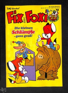 Fix und Foxi : 25. Jahrgang - Nr. 15 mit Kalenderposter Mittelseite