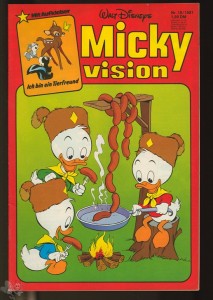 Mickyvision 10/1981 mit Sticker