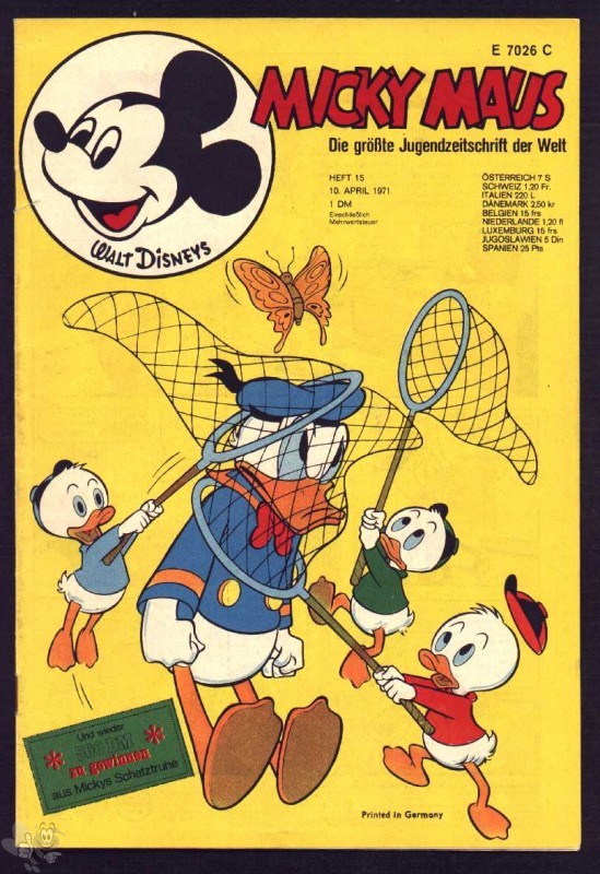 Micky Maus 1971: Nr. 15