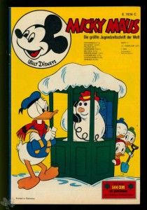 Micky Maus 6/1971 mkt Klappseiten