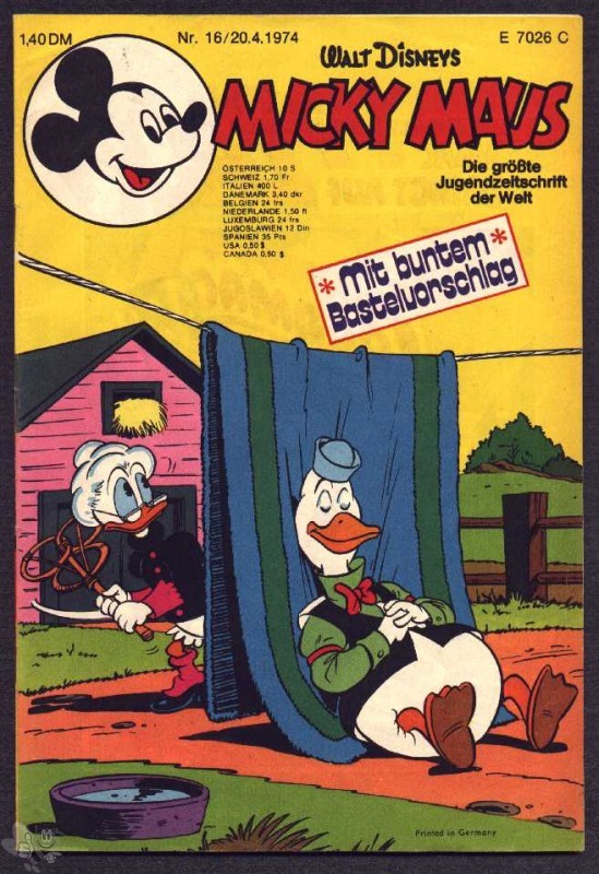 Micky Maus 1974: Nr. 16