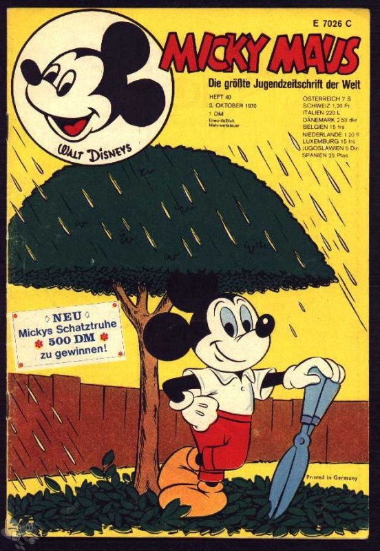 Micky Maus 1970: Nr. 40