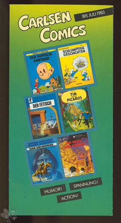 Carlsen Prospekt 1983 2 (Spirou, Schlümpfe)