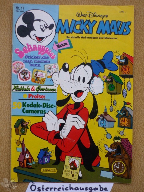 Micky Maus 1985: Nr. 17 Österreich Ausgabe