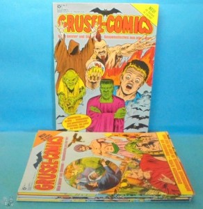 GRUSEL-COMICS Nr. 1 - 7 Serie komplett = Zustand (0-) - (2) CONDOR GbÜ ab 1981