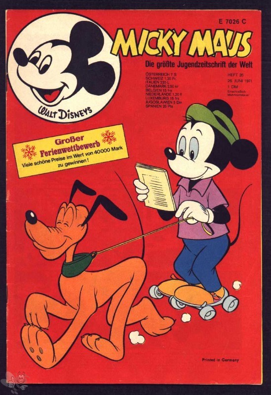 Micky Maus 1971: Nr. 26