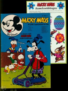 Micky Maus 14/1972 mit Osterbogen