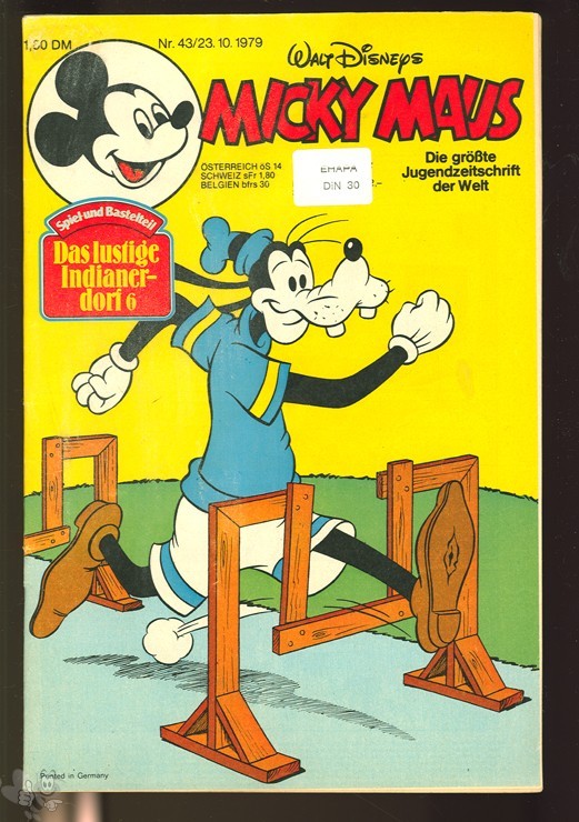 Micky Maus 43/1979 Exportvariante