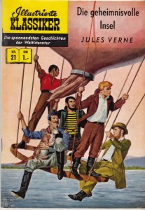 Illustrierte Klassiker 21: Die geheimnisvolle Insel (1. Auflage)
