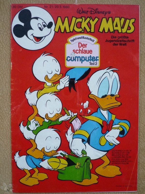 Micky Maus 1980: Nr. 21