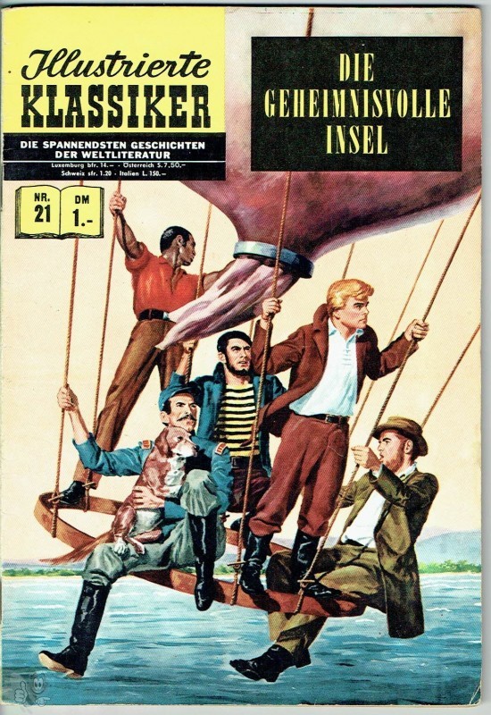 Illustrierte Klassiker 21: Die geheimnisvolle Insel (4. Auflage)