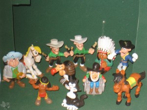 SCHLEICH * LUCKY LUKE 10 Figuren neuwertig