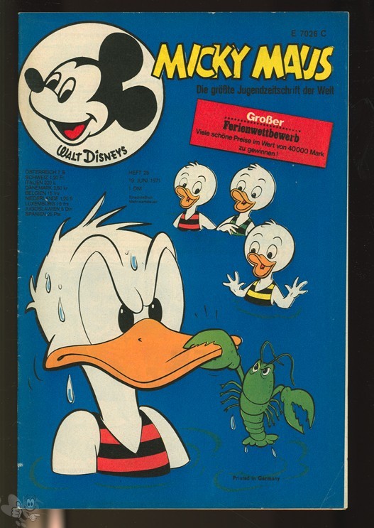 Micky Maus 25/1971