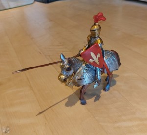 Schleich Ritter – Ritter mit Lanze auf Pferd - Nr. 70017 - Lilienritter