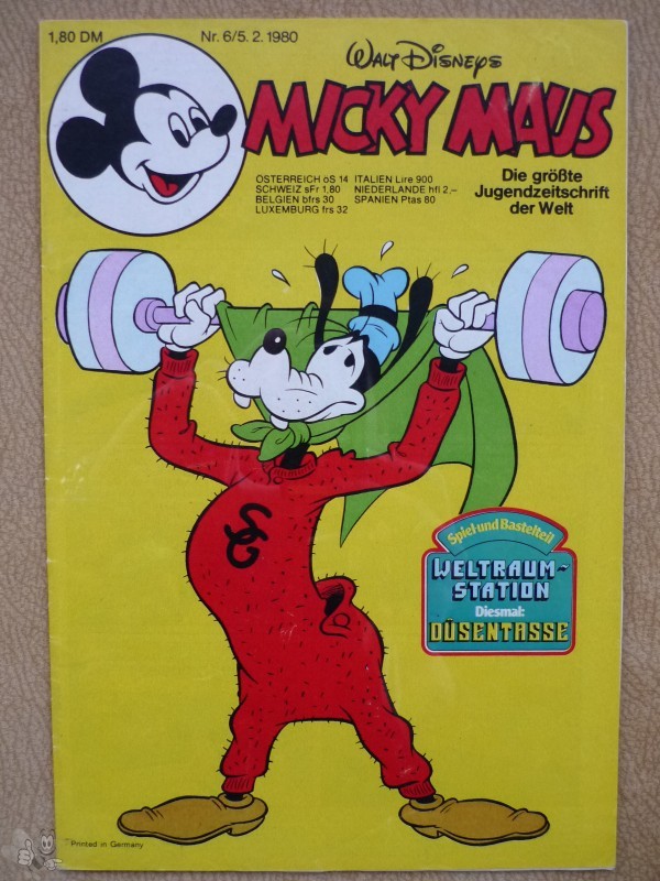 Micky Maus 1980: Nr. 6