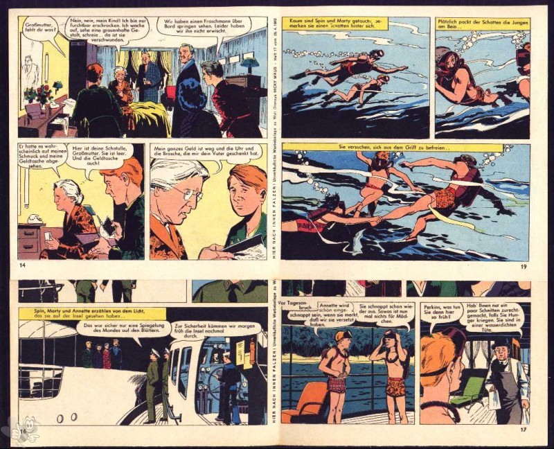 Micky Maus 1962: Nr. 17 - lose Beilage 2 ComicsBeilagtreifen