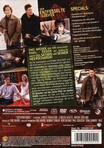Supernatural - Season 5 - Schuber Rückseite