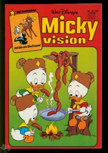 Mickyvision 10/1981 mit Sticker