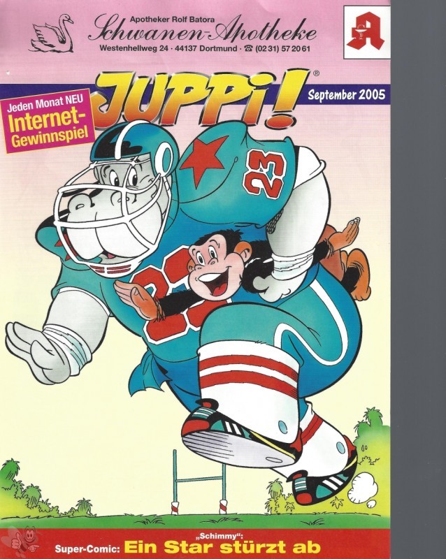 Juppi! Sep. 2005 - Apotheker Werbe Comic,Goerler Werbe Comic