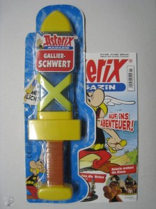 ASTERIX Magazin 3er Set mit Beilagen Asterix Schwert, Lanze, Knochen Idefix TOP