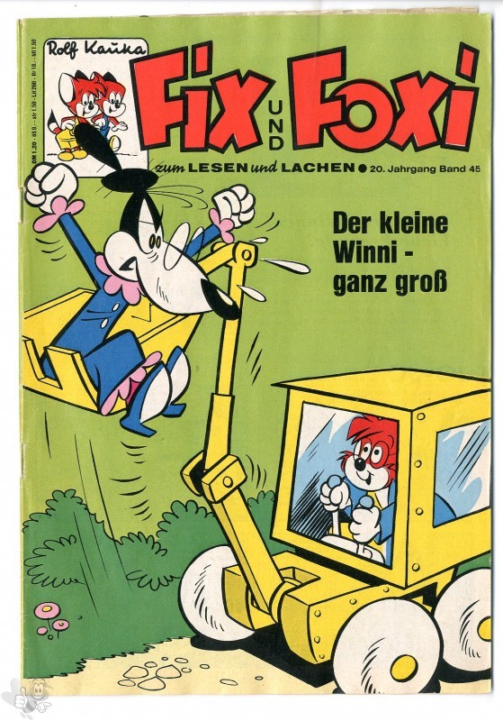 Fix und Foxi : 20. Jahrgang - Nr. 45