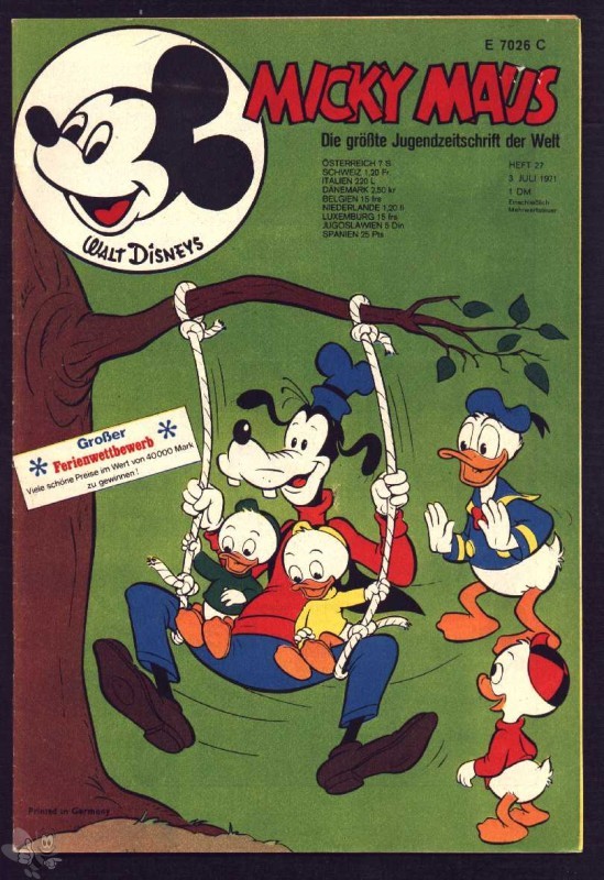 Micky Maus 1971: Nr. 27