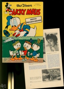 Micky Maus 7/1955 mit &quot;Beilage&quot;
