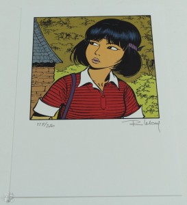 Ex Libris Yoko Tsuno von Leloup , Signiert/Limitiert