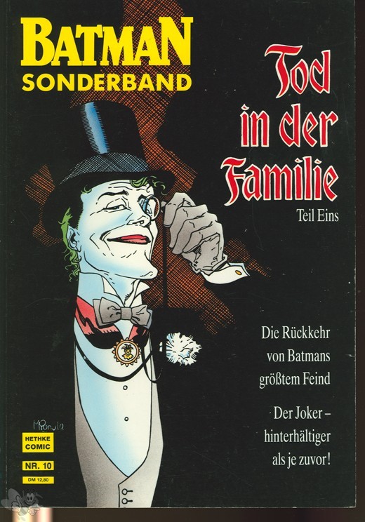 Batman Sonderband 10: Tod in der Familie (Teil Eins)