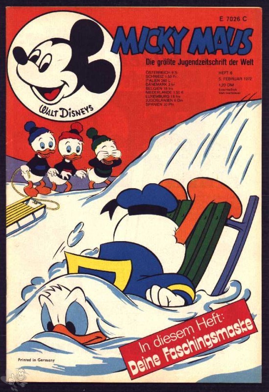 Micky Maus 1972: Nr. 6