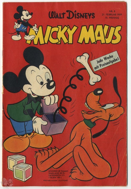 Micky Maus 8 1959