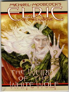 FIRST COMICS HC MOORCOCK&#039;S ELRIC THE WEIRD OF THE WHITE WOLF SIGNED