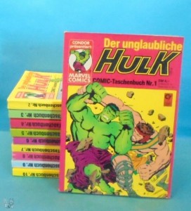 Der unglaubliche HULK Taschenbuch Nr. 1 2 3 4 5 6 7 8 9 10 zusammen TOP CONDOR