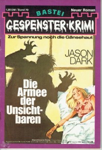 Gespenster Krimi 70 Bastei von Jason Dark