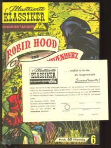 Illustrierte Klassiker 6: Robin Hood mit Beilage! und Richard Löwenherz