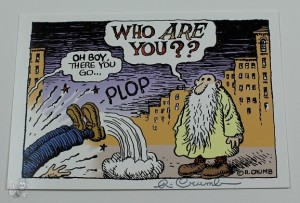 R. Crumb signierte Karte