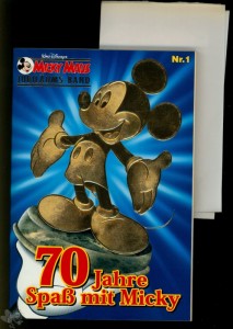 Micky Maus Jubiläums-Band 1: 70 Jahre Spaß mit Micky + Beilagenbrief!