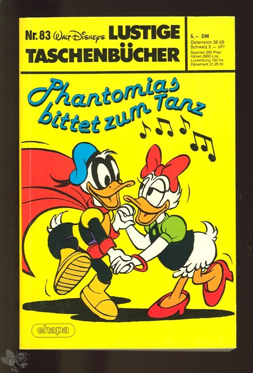 Walt Disneys Lustige Taschenbücher 83: Phantomias bittet zum Tanz (1. Auflage)