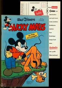 Micky Maus 19/1959 mit Bobbi Prospekt